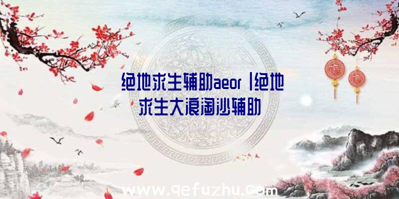 「绝地求生辅助aeor」|绝地求生大浪淘沙辅助